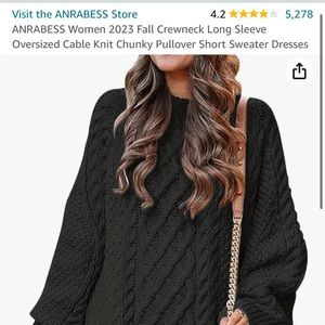 Amazon sweater dress!